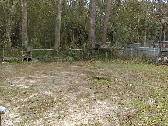 Large private fenced backyard