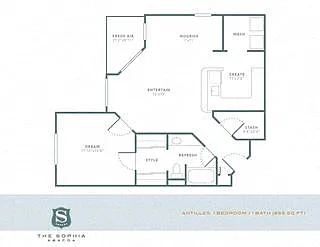 Floor plan Antilles