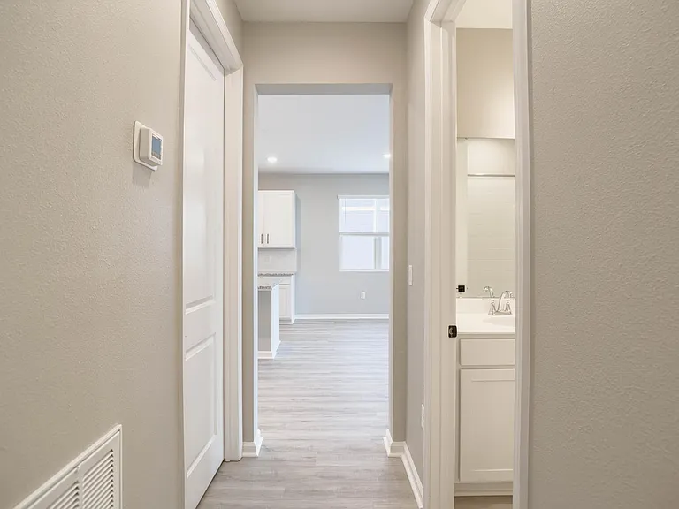 Hallway leading back to Living room