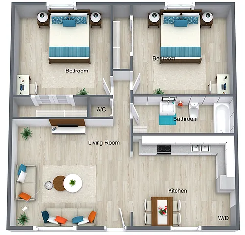 Floor plan Partial Renovated