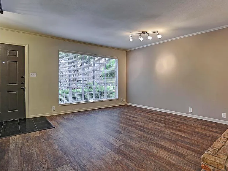 Oversized window in living area
