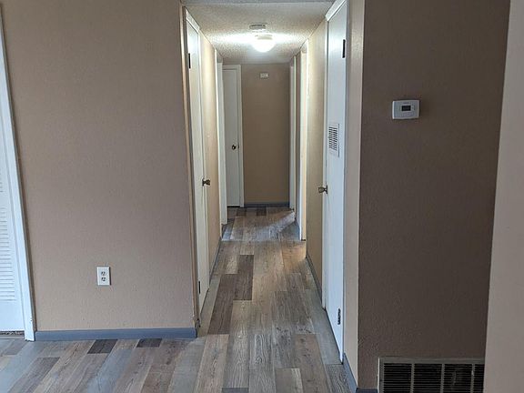 Living room down hallway to bedroom #1, #2 and bathroom
