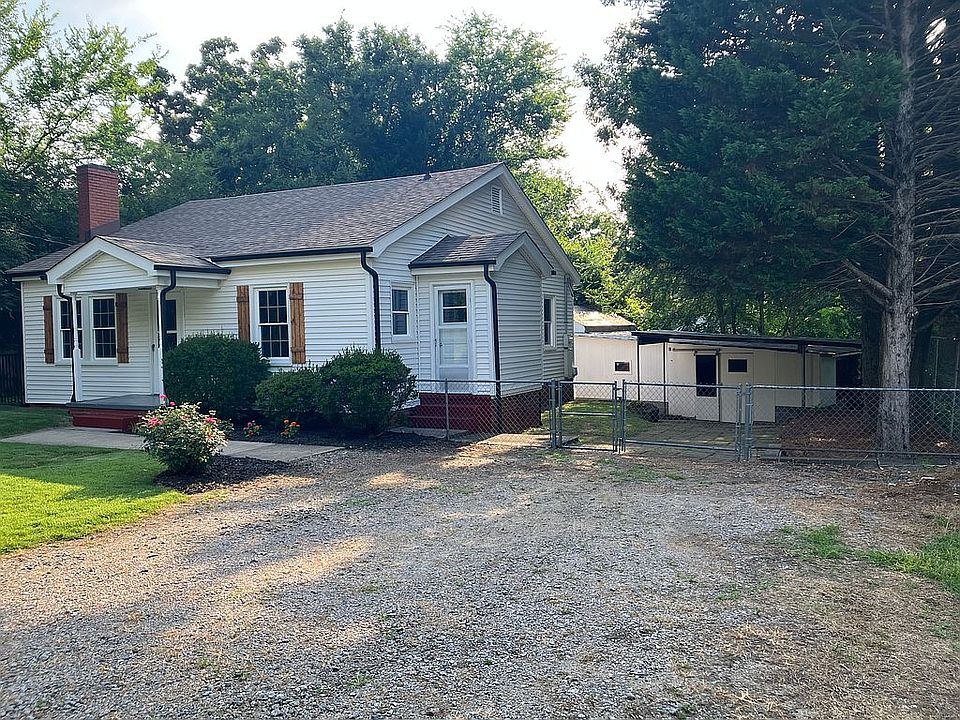 Fenced and gated back yard 