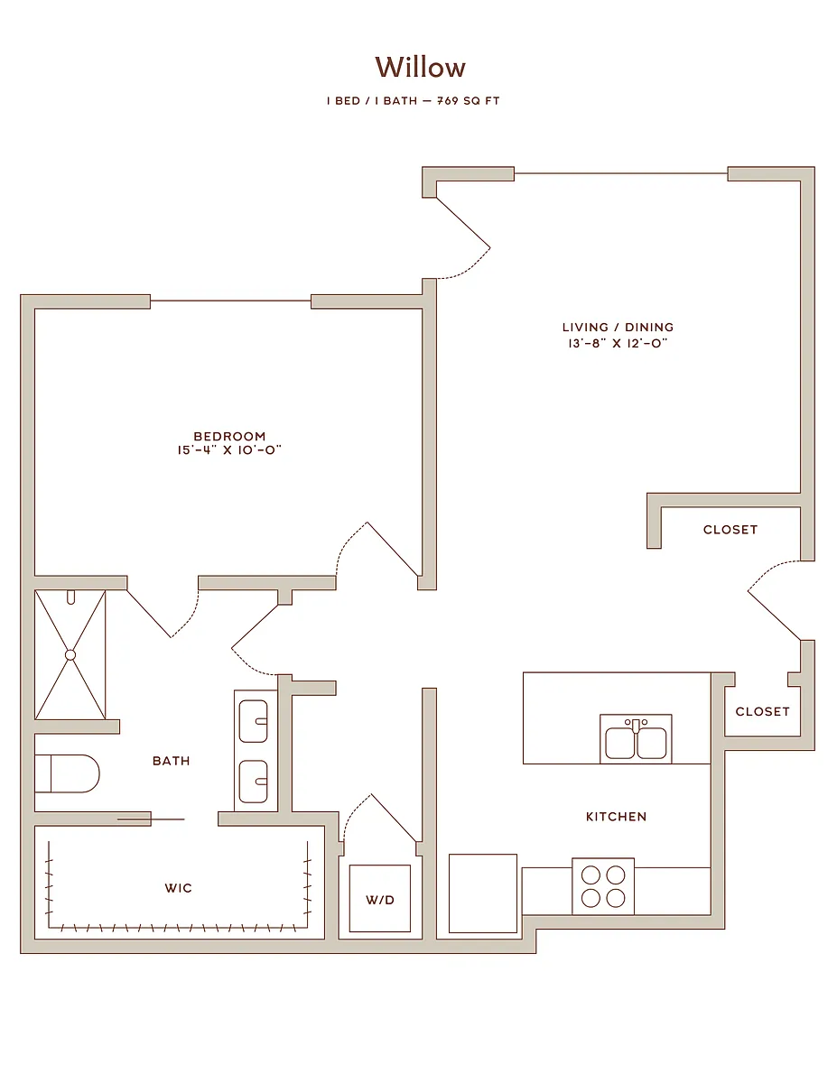 Floor plan Willow
