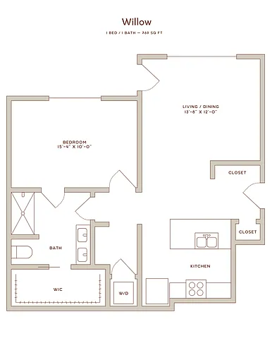 Floor plan Willow