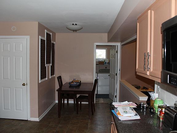 Kitchen View into Laundry Room