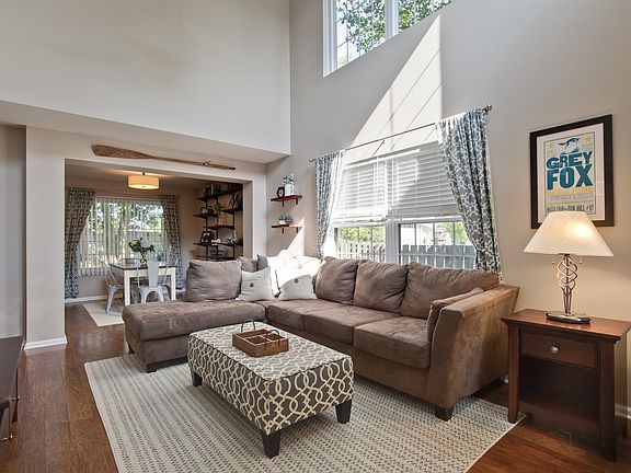 Living Room opens up into the Dining Room for entertainment flow.