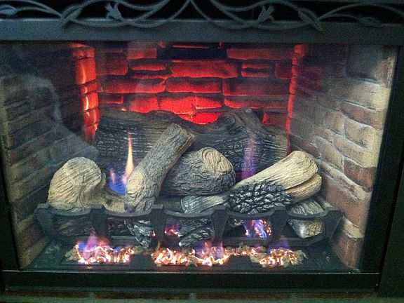 Natural Gas Fireplace