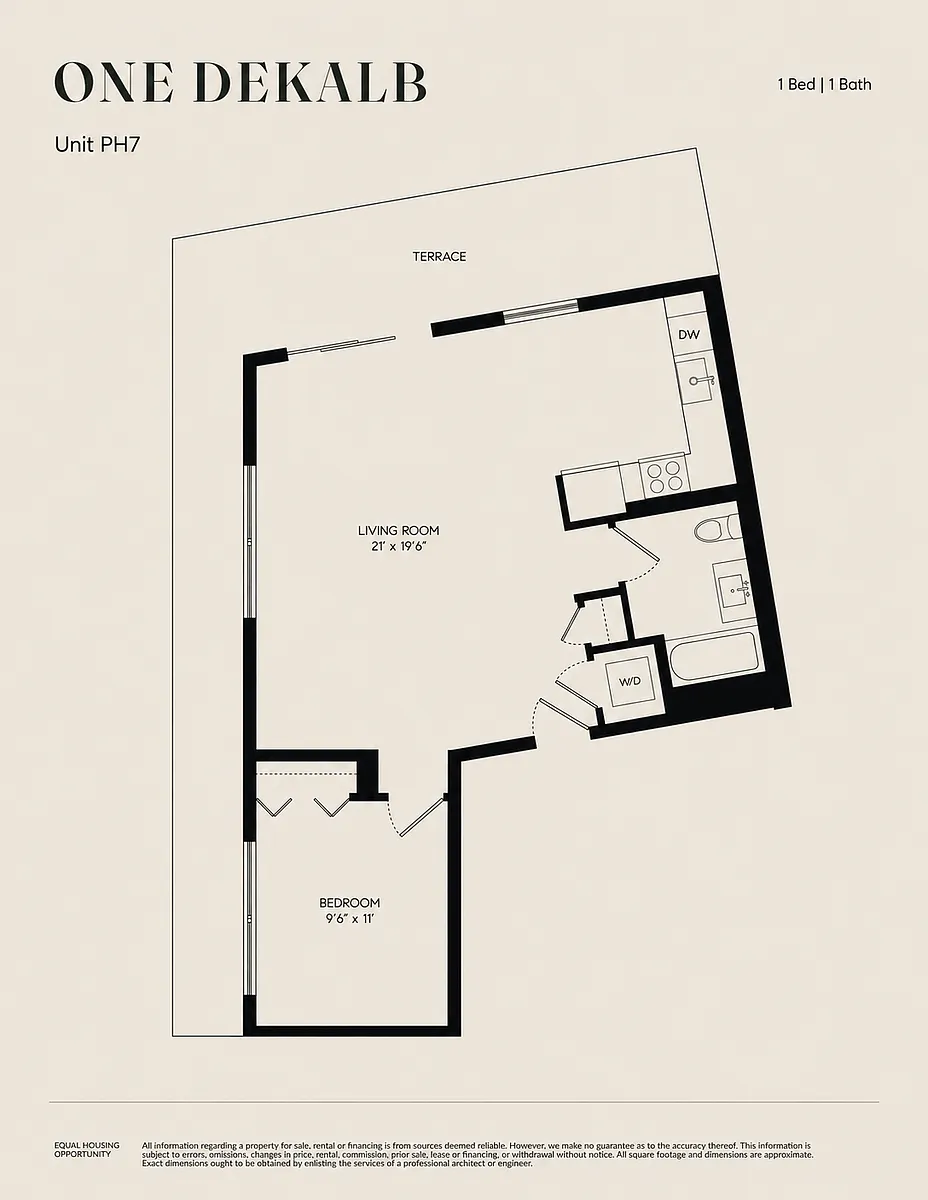 Floor plan PH 1BR