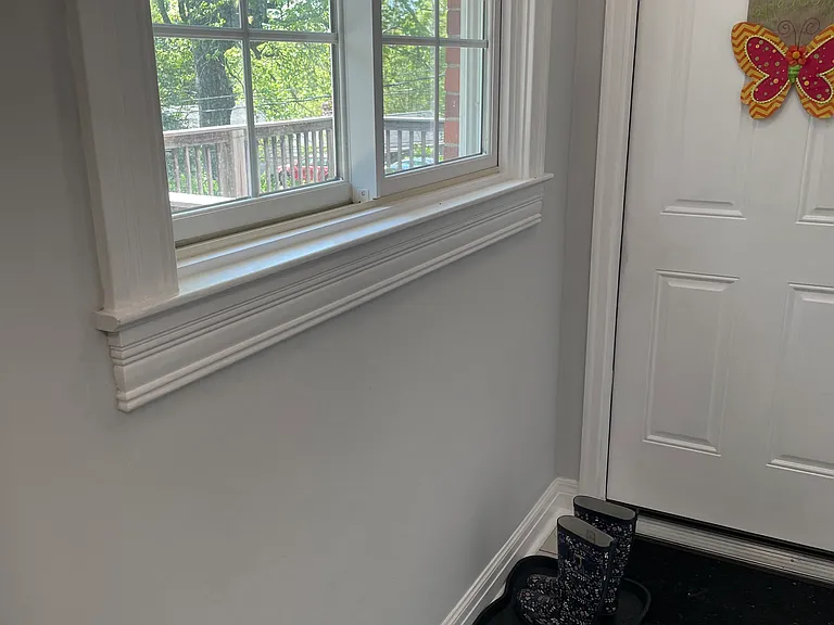 The back entrance way to your space.