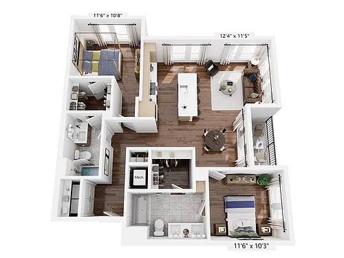 Floor plan B4