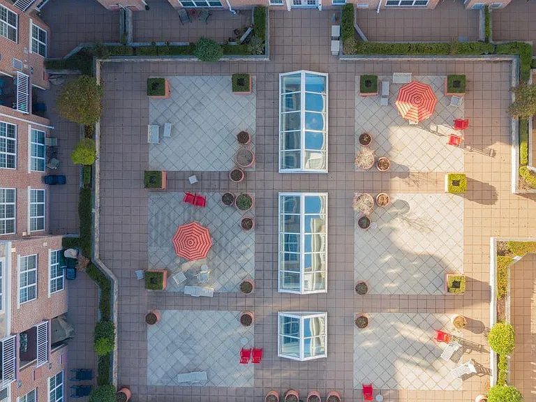 Aerial View Main Patio