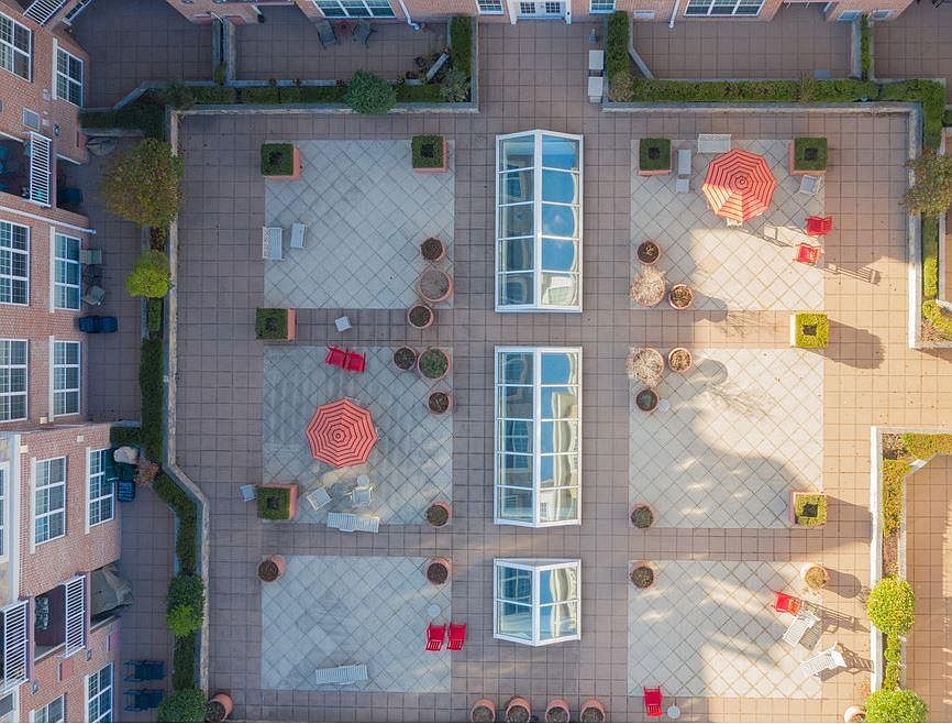 Aerial View Main Patio