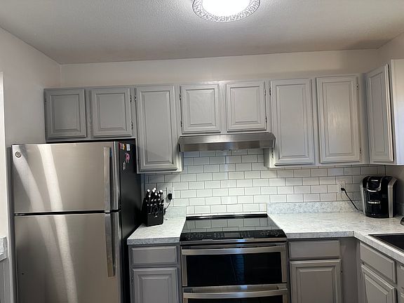View from foyer into kitchen