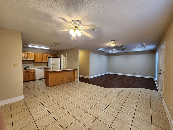 Dining area open to the kitchen