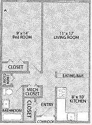 Colonial 1 Bed