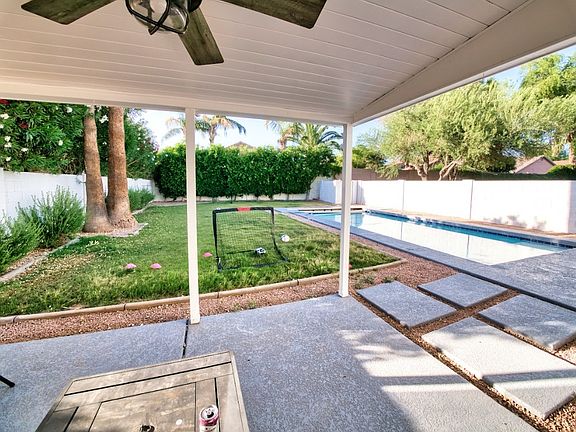 Large Private Back Yard with Pool