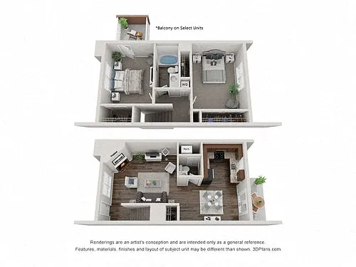 Floor plan Maple Townhome