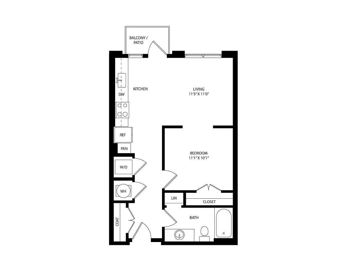 Floor plan E1