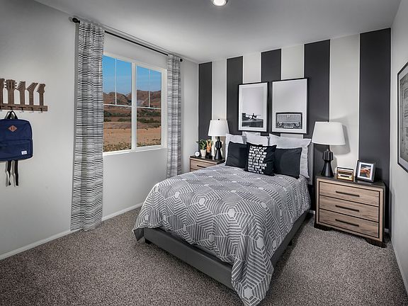 Residence 3 floorplan modeled at a nearby Meritage community.