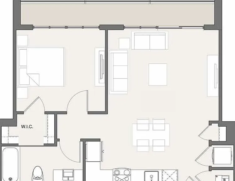 A8 floor plan The Vibe Miami