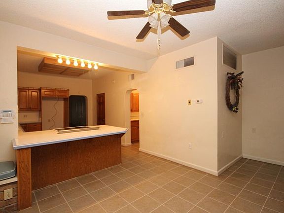 View into kitchen