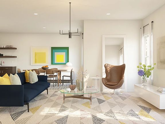 Great room with luxurious tile flooring