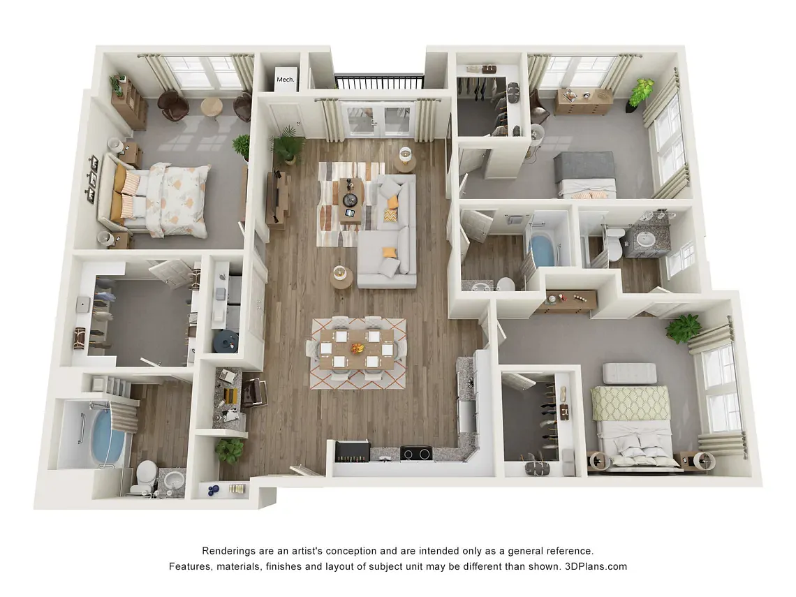 Floor plan Oak