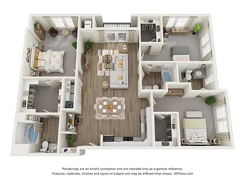 Floor plan Oak