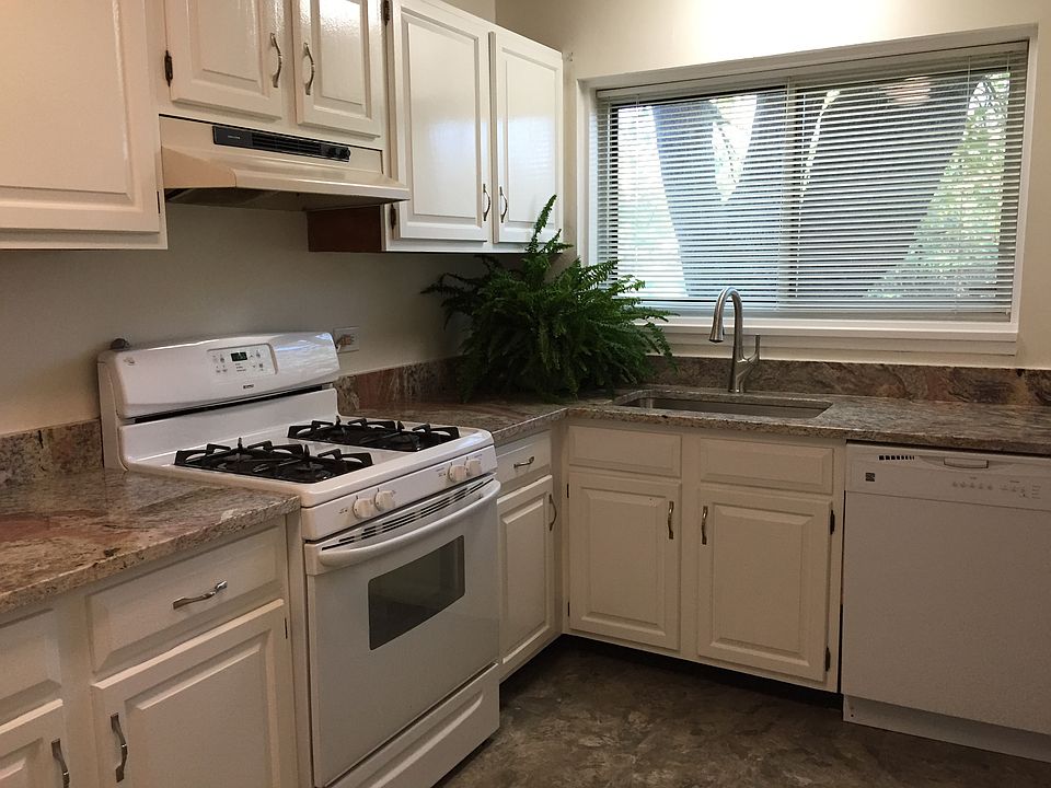 granite kitchen/gas stove