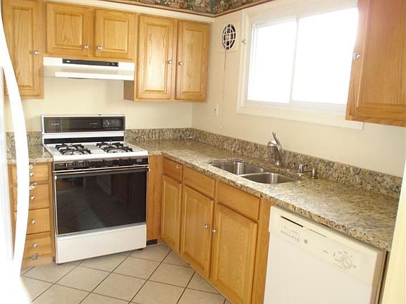 newer appliances & ceramic floors