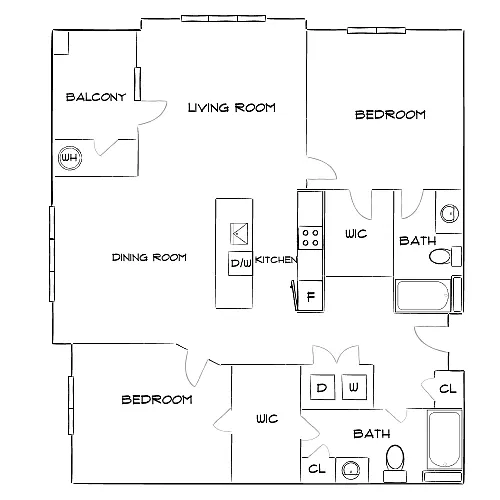 Floor plan Design 2J