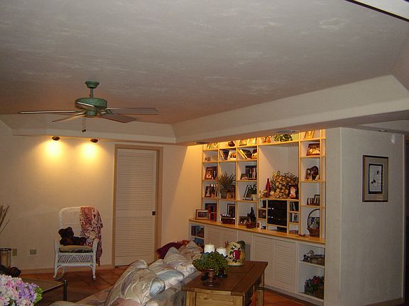 Unique tray ceilings, different in every room,
