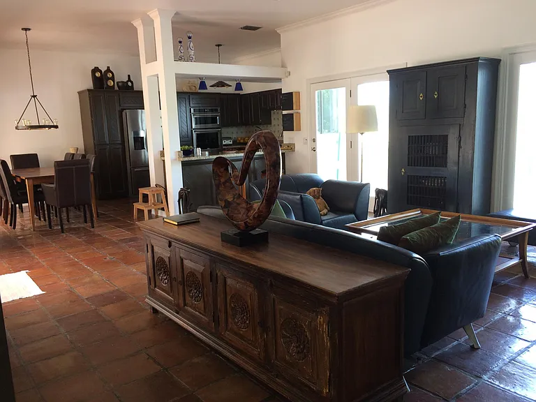 Open Living/Dining/Kitchen Area