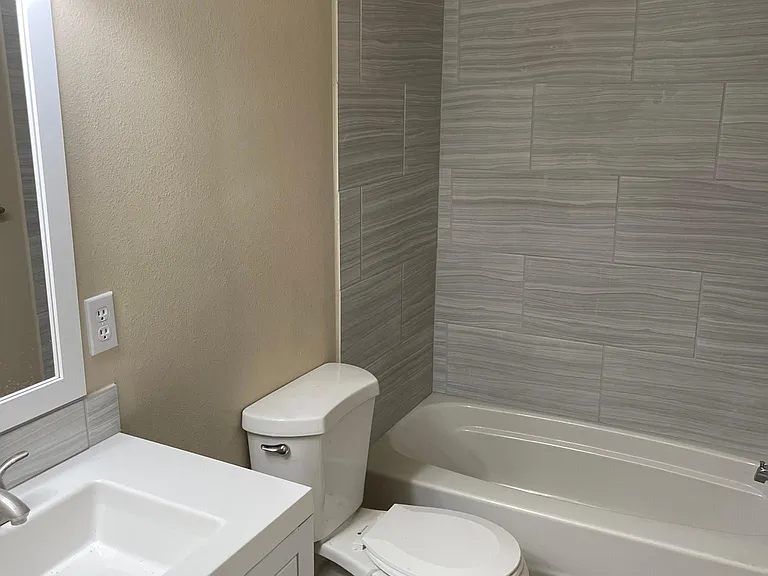 Hallway bathroom