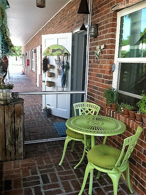 Lanai table + kitchen window