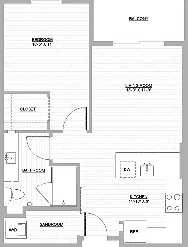 A1.1 floor plan Pierside North