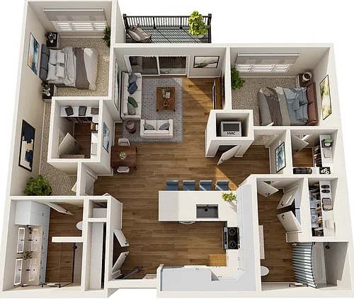 Floor plan Unit Type H1