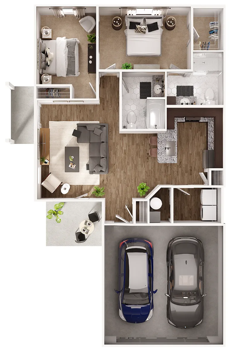 Floor plan Edgewater 2 Deluxe