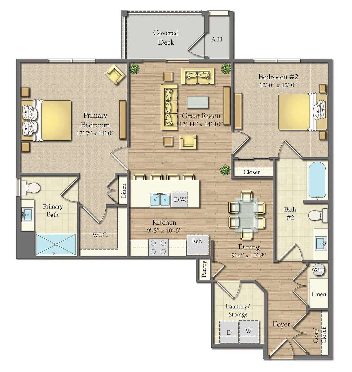 Floor plan Hawthorne