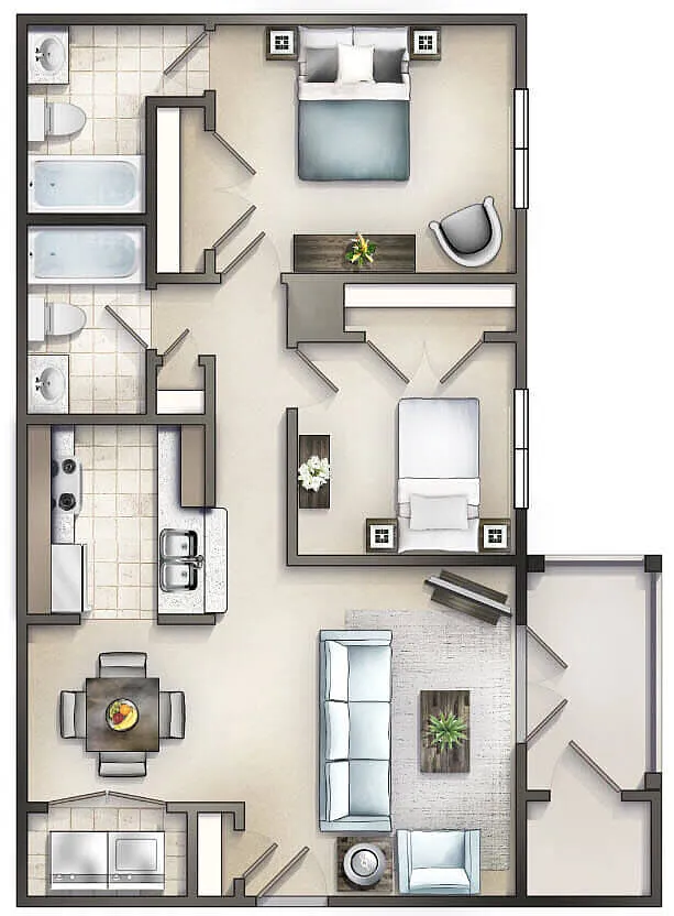 Floor plan The Alexandria