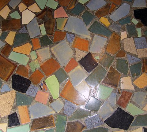 Floor at the entrance