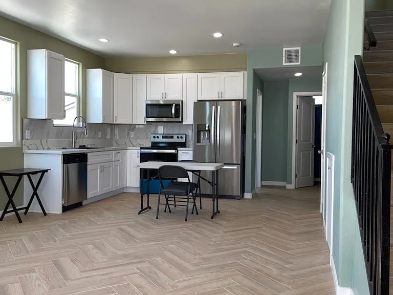 Living Room and Kitchen