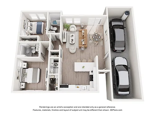 Floor plan 2X2