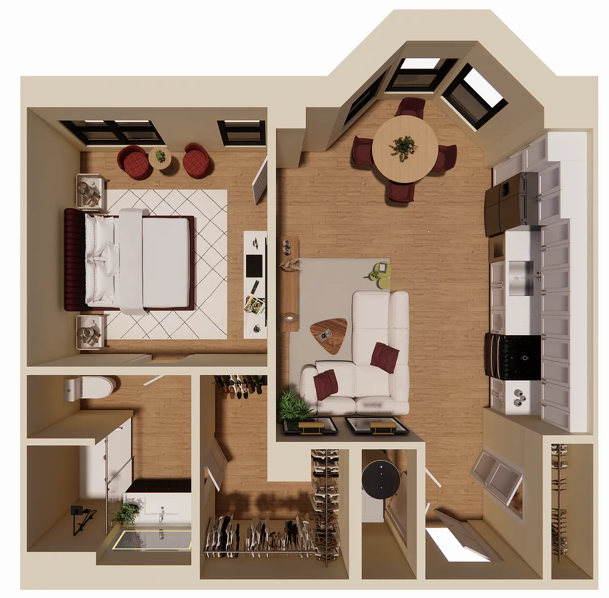 Floor plan A101