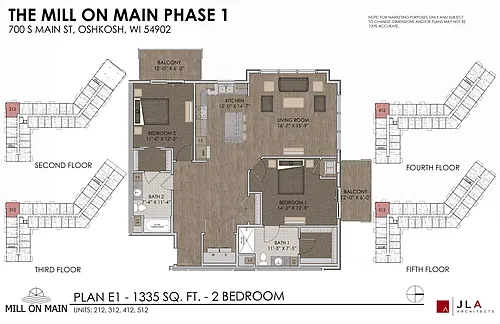 Floor plan Style E1