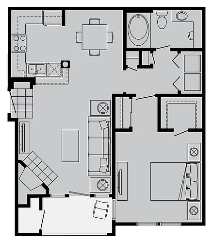 Floor plan B