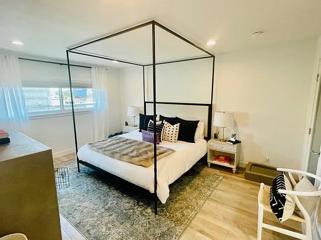 Large primary bedroom with room for furniture