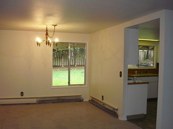 Dining Room w/Kitchen to Right