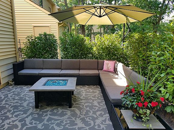 Private patio